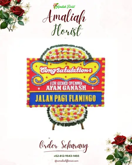 Sewa Papan Bunga Pasir Limau Kapas